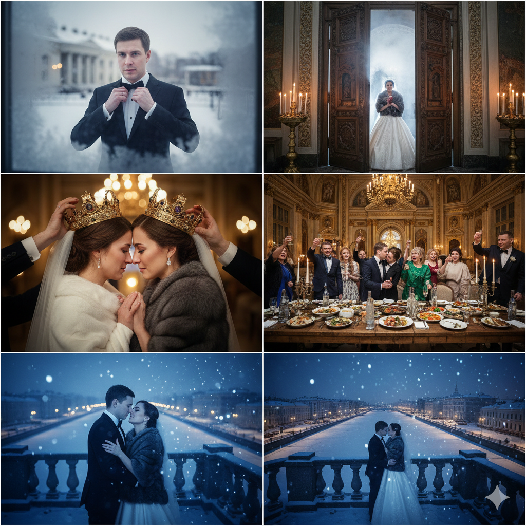 The Sapphire Frost: Our St. Petersburg Symphony wedding photo